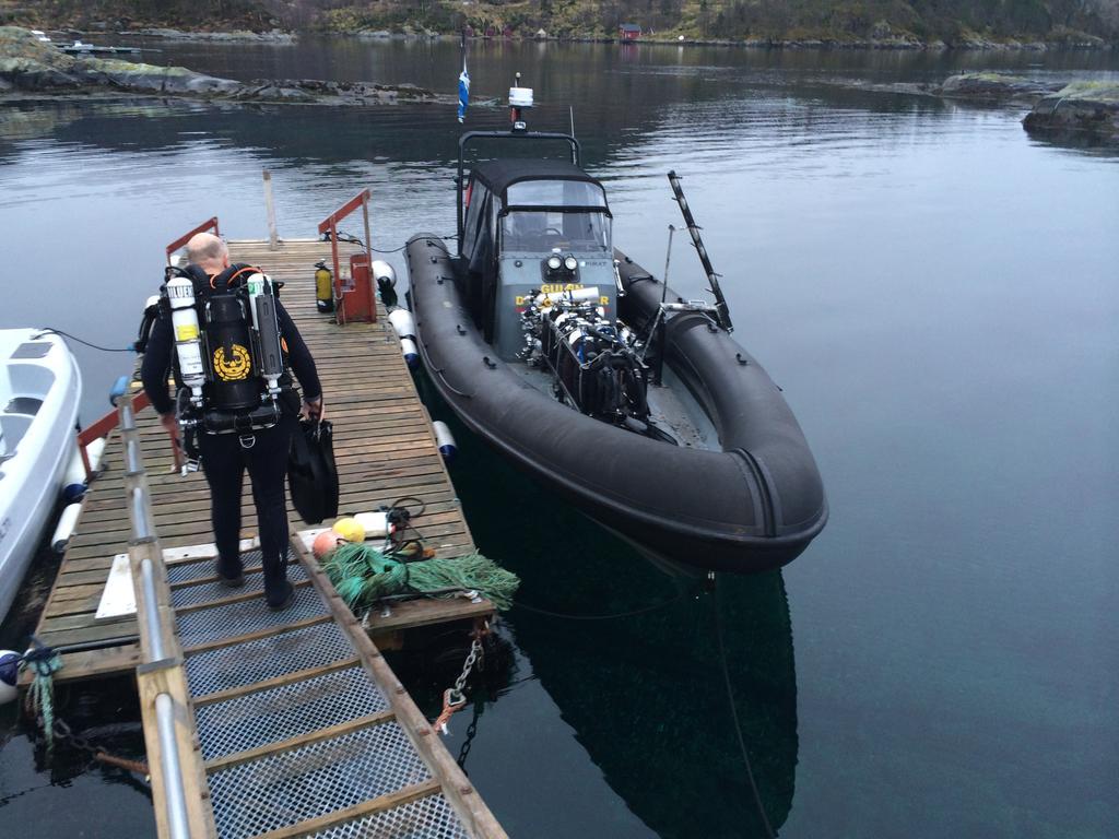 Gulen Dive Resort Dalsøyra Esterno foto